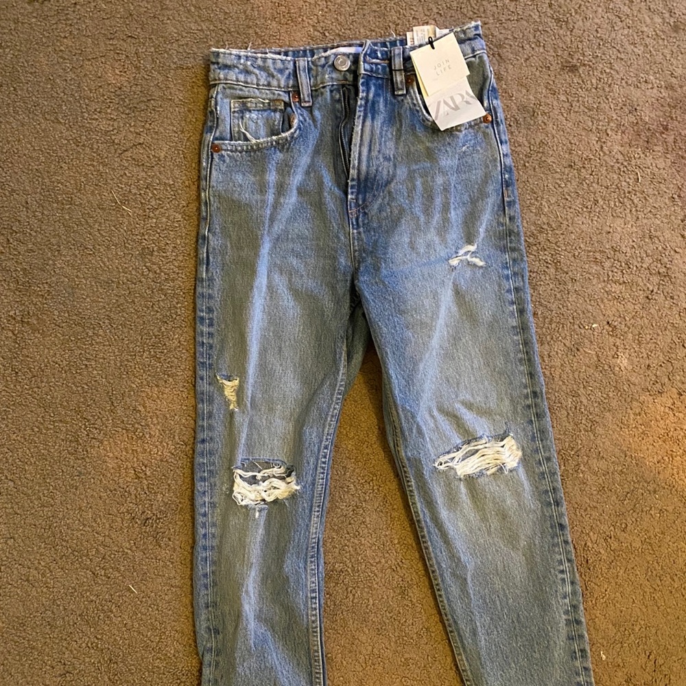 Zara mom jeans
